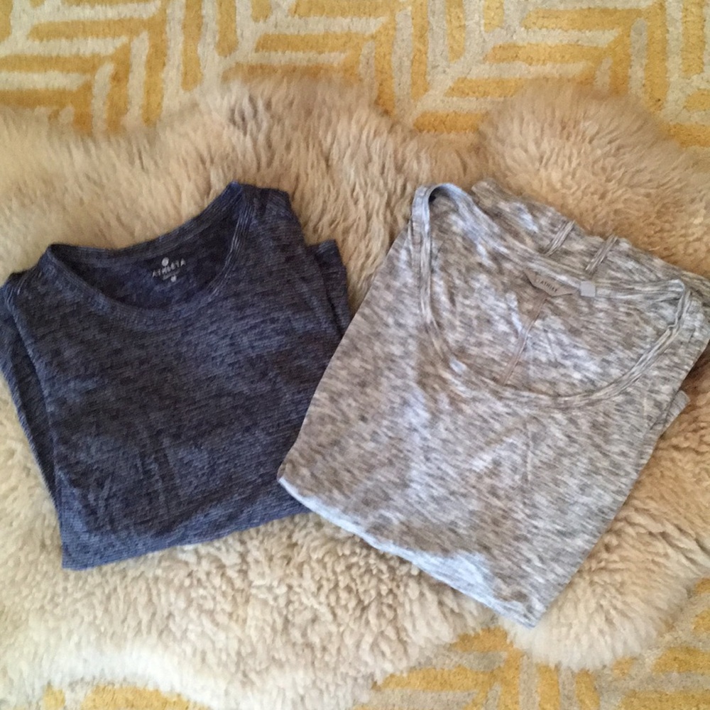 Lot of 2: Athleta workout tops